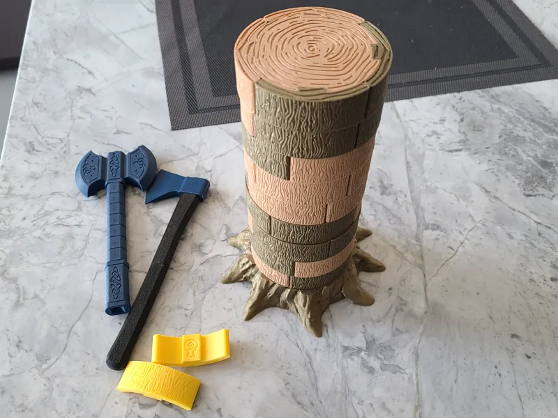 Click Clack Lumberjack - Board Game (Improved)