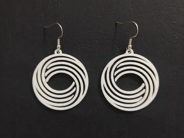 Spiral Dusk - Earrings