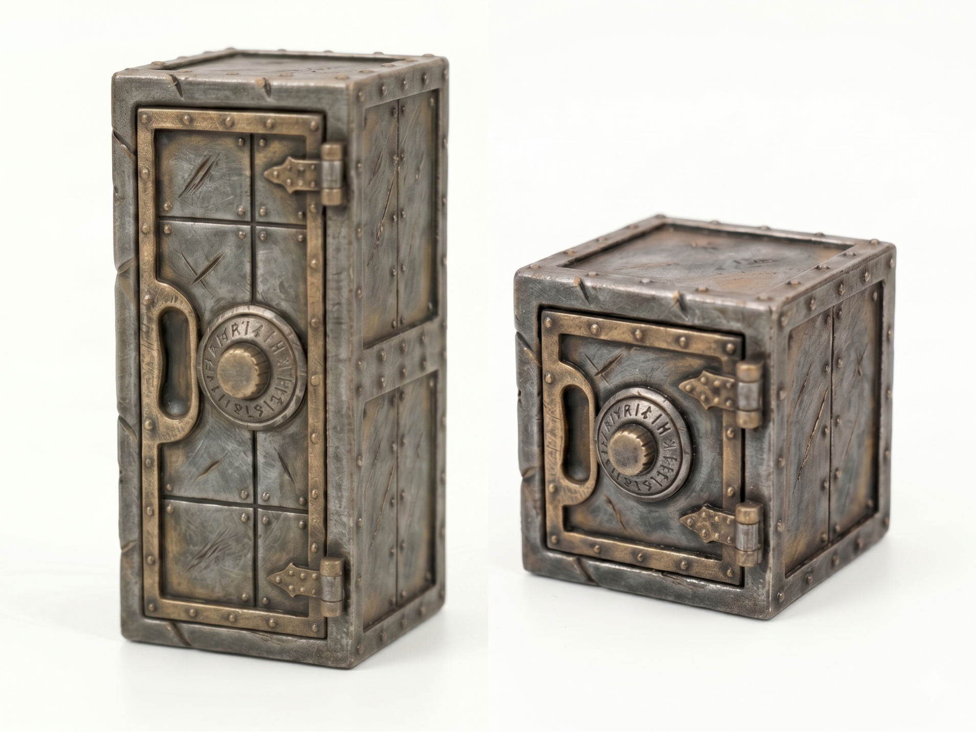 DnD miniatures safes, small and large