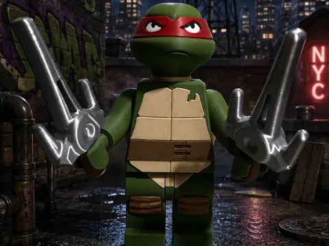 Accesorio para impresora 3D: TMNT RAPHAEL - NO AMS NEEDED — referencia de MakerWorld