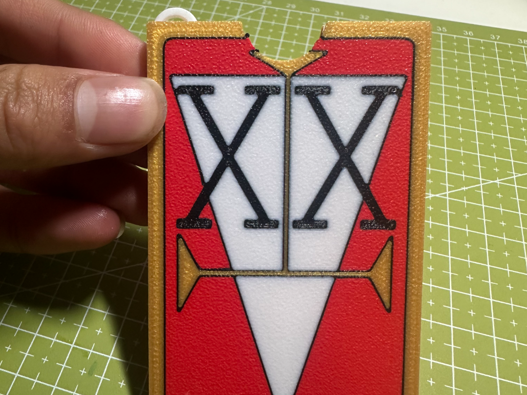 HxH Double Star License Card Holder 3D model