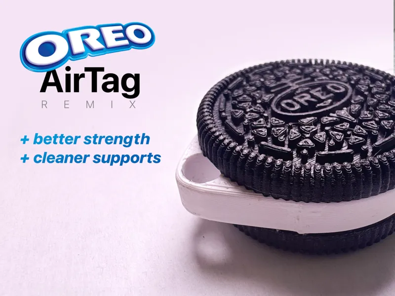 Oreo AirTag Keychain Remix