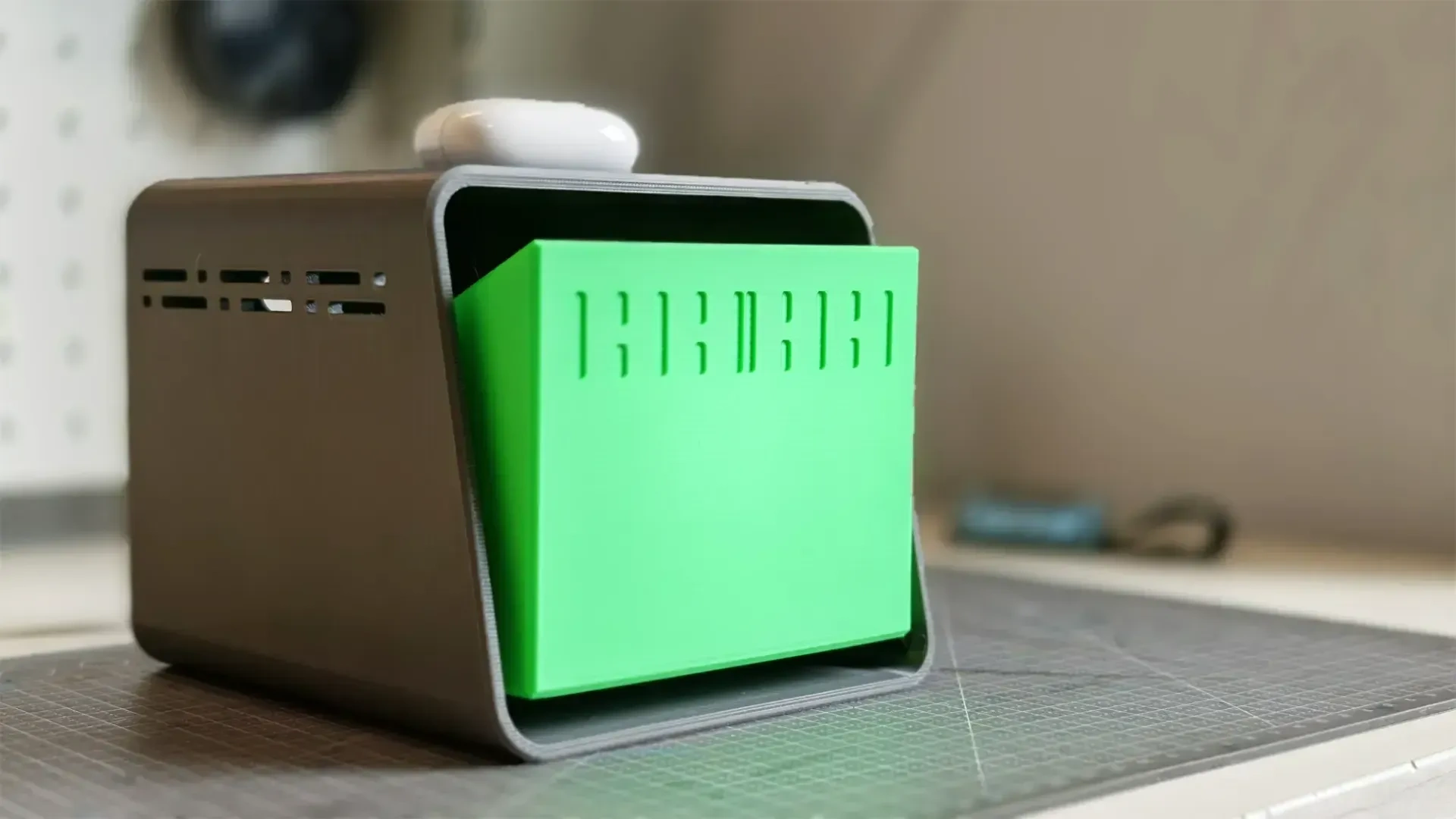 Miniatura 1 do modelo 3D 桌面收纳盒(两种尺寸)