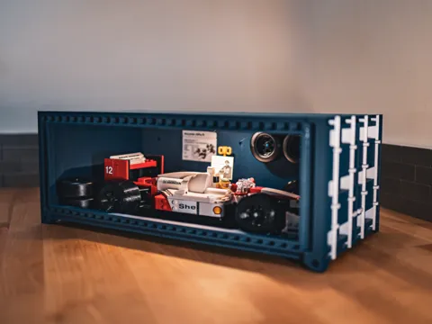 Shipping Container Monitor Riser Display view 4