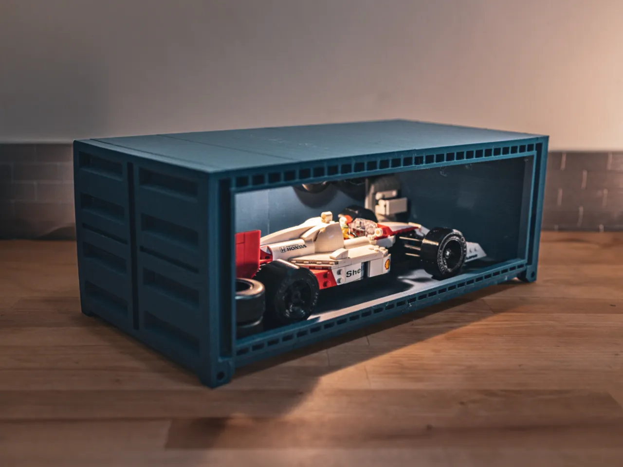 Shipping Container Monitor Riser Display view 3
