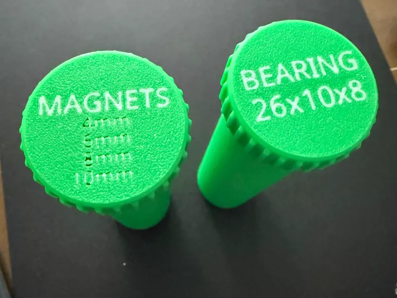Storage Sleeves - Magnets and Bearings