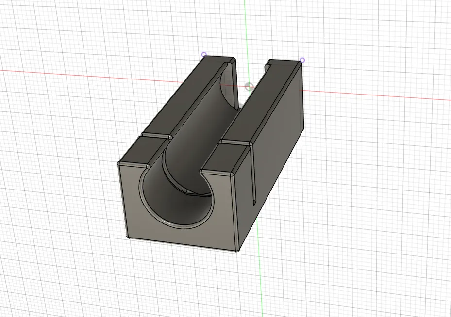Half dart cutting jig view 2