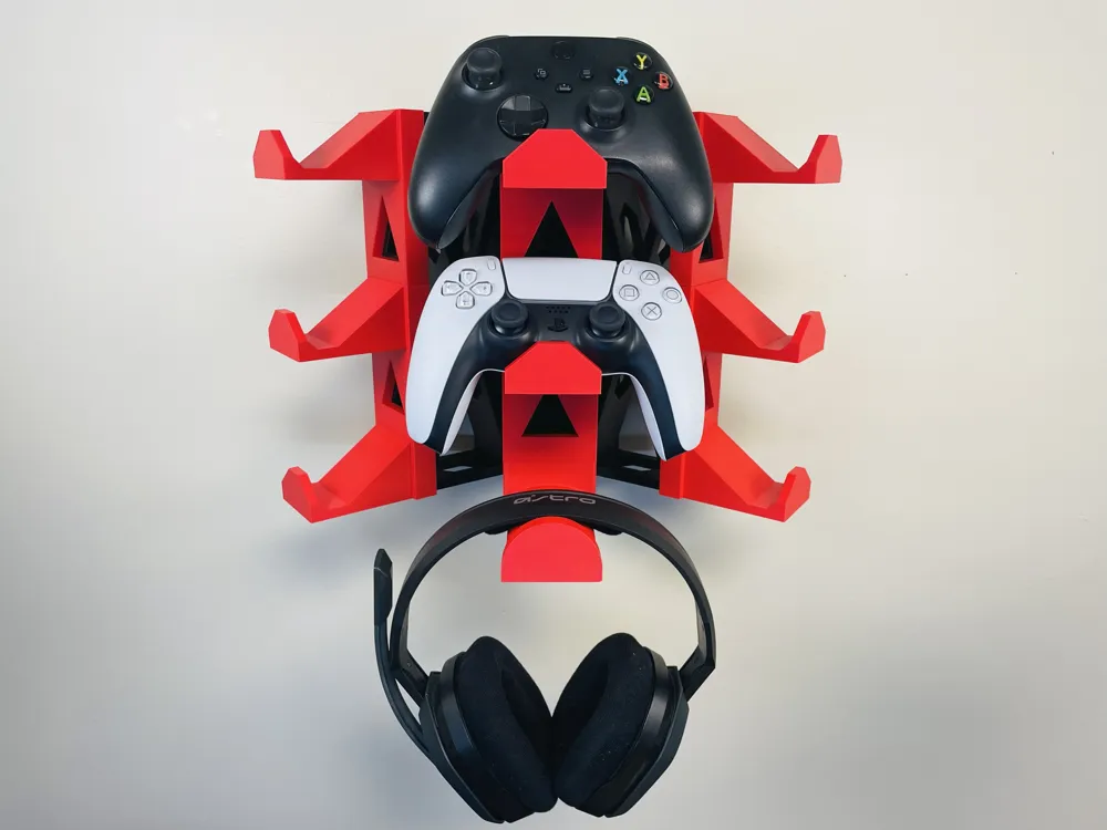 Controller and Headset Wall Mount - Free 3D Print Model - MakerWorld