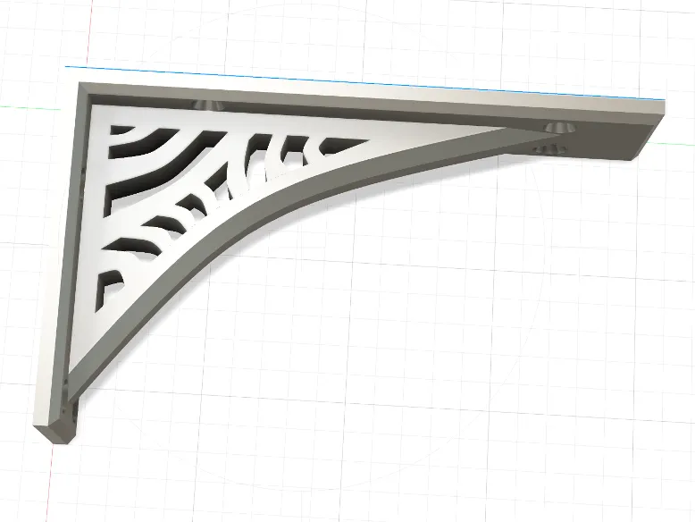 Quick-Print Shelf Bracket – Strong & Useful