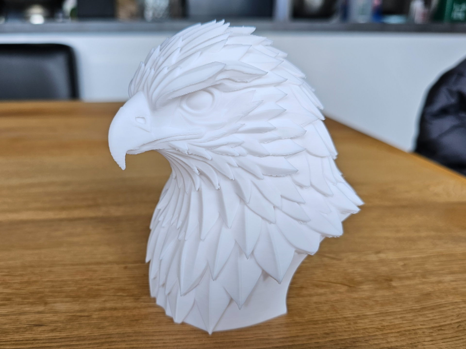Majestic Eagle Bust | Low-Poly Detail Dekor