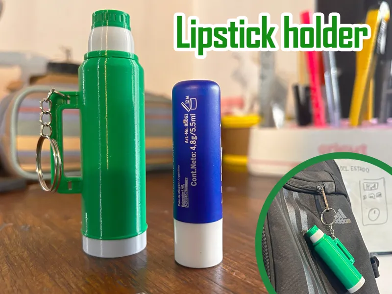 lipstick holder - porta balsamo labial - stanley