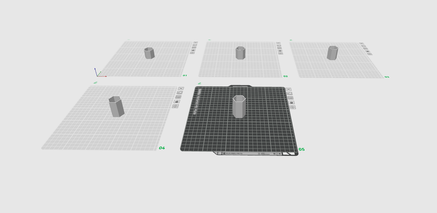 Miniatura 2 do modelo 3D Parametric Hexagonal Organizer - Fully Adjustable