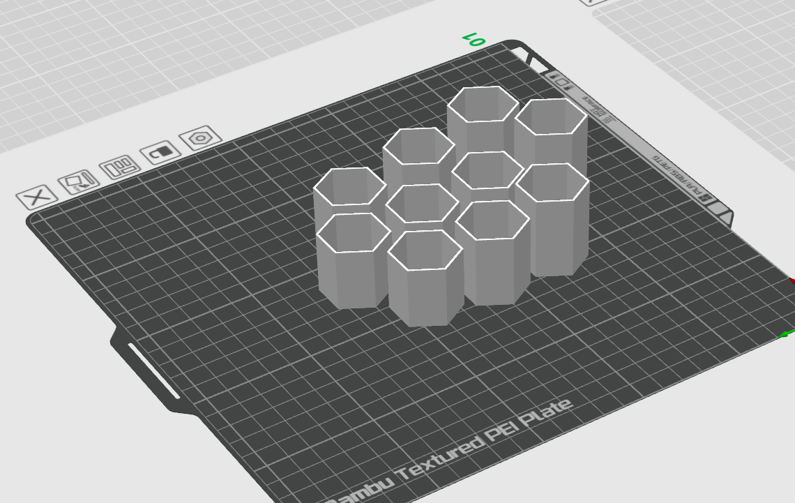 Miniatura 1 do modelo 3D Parametric Hexagonal Organizer - Fully Adjustable