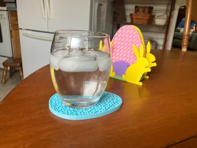 Infill Easter Egg Coaster set