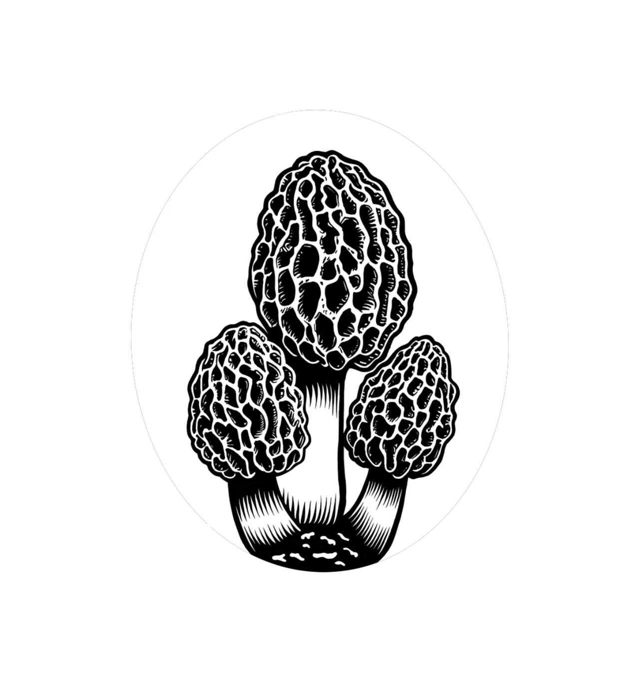 Morel Mushroom Earrings view 2