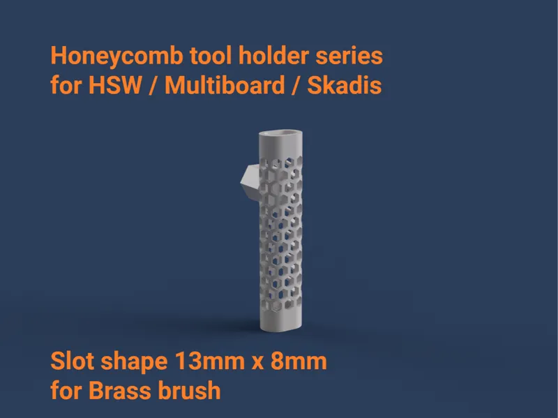 Brass brush - W13D8 - Honeycomb holder series