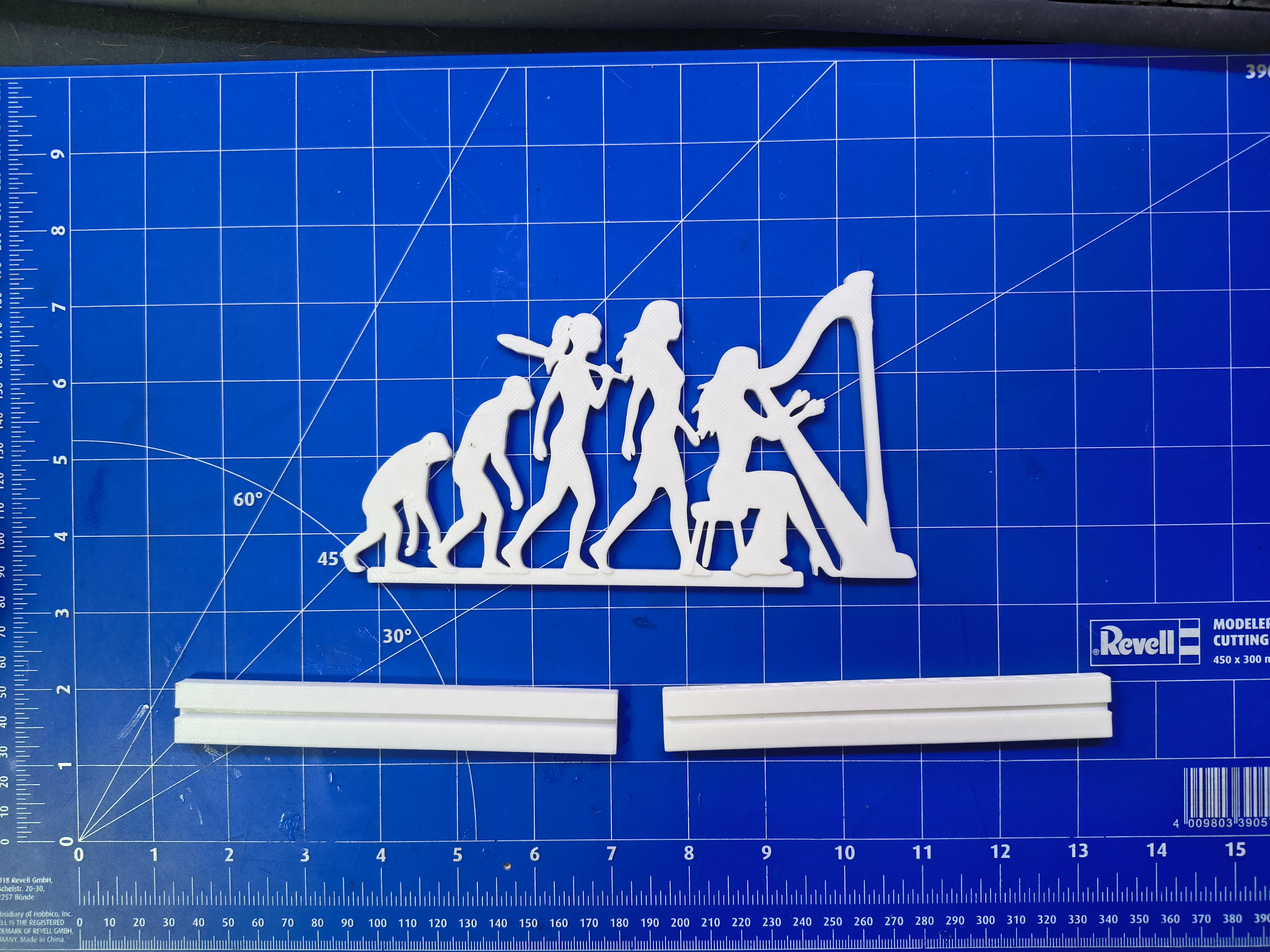 Miniatura 2 do modelo 3D Human Evolution – Harp Player Edition