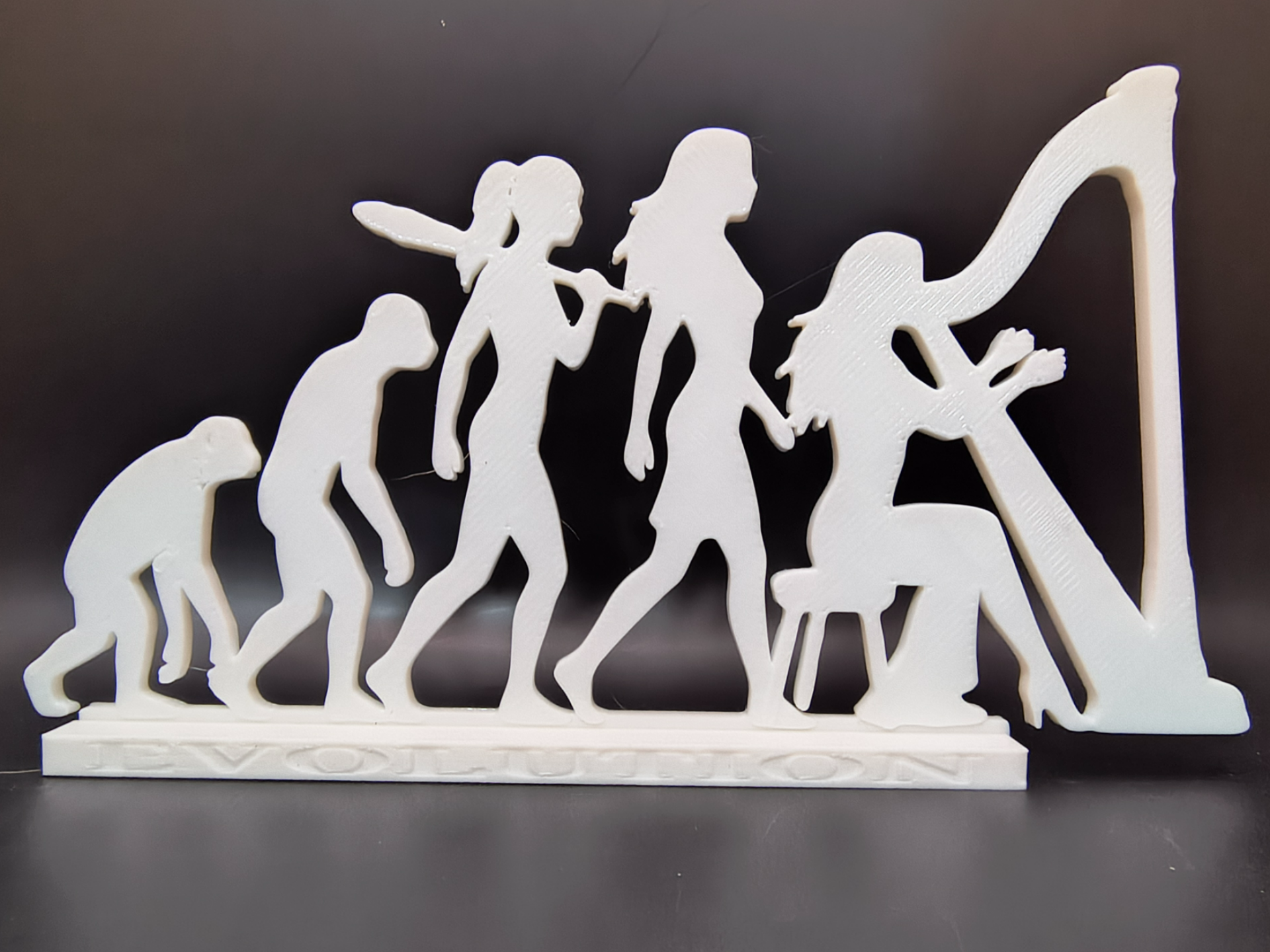 Human Evolution – Harp Player Edition
