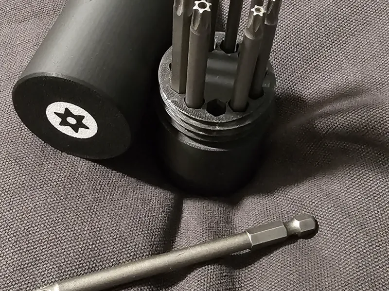 Torx Bit "Revolver" Case – Für lange Bits (100mm) 