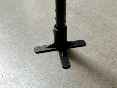 Overengineered plant stake support