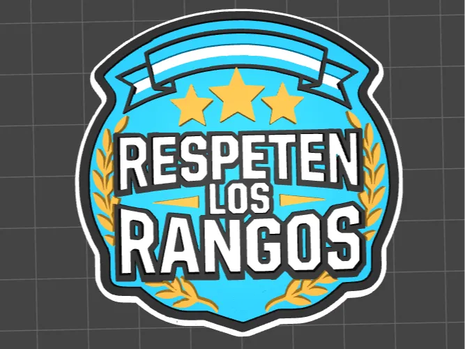LOGO PARCHE RESPETEN LOS RANGOS 