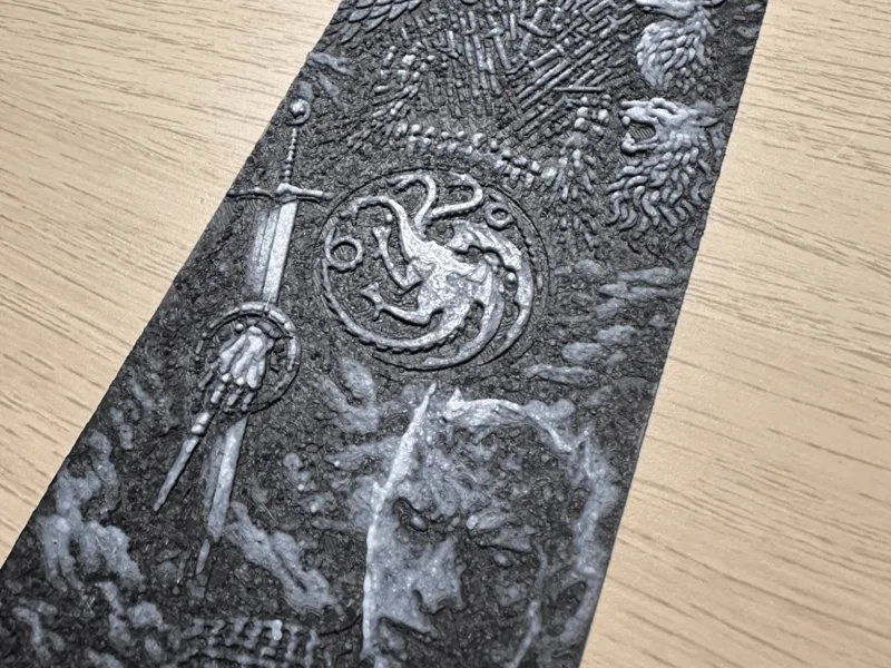 Game Of Thrones Themed Bookmark - HueForge