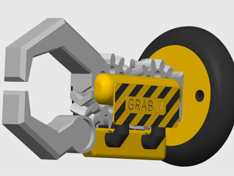 Wall-E Inspired Robotic Claw Towel hanger "GRAB-M"