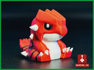 Groudon Pokemon mini figure