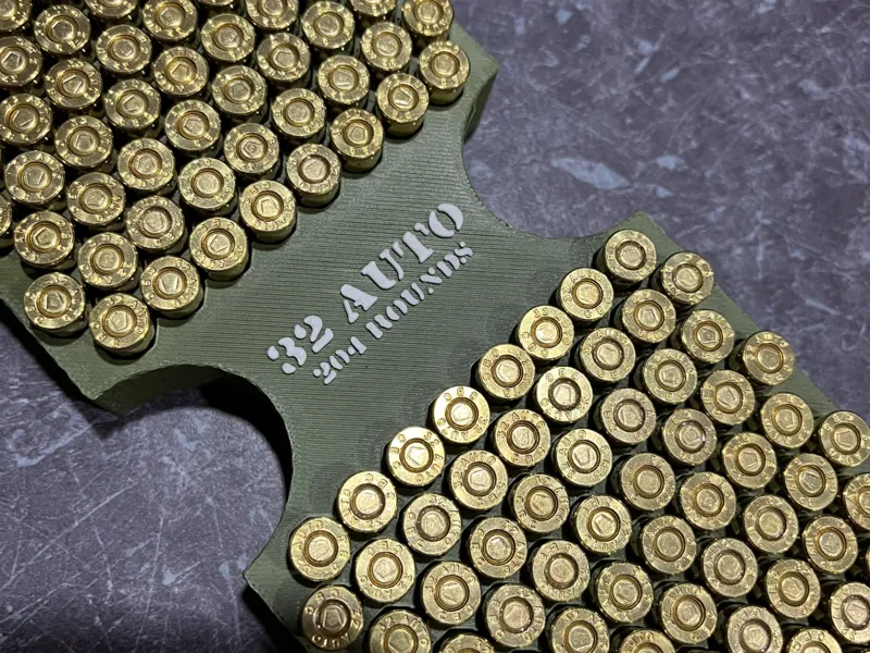 32 AUTO Ammo Can Insert V3 Design & Spacer