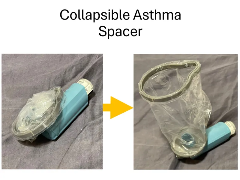 Travel-Friendly Collapsible asthma Spacer