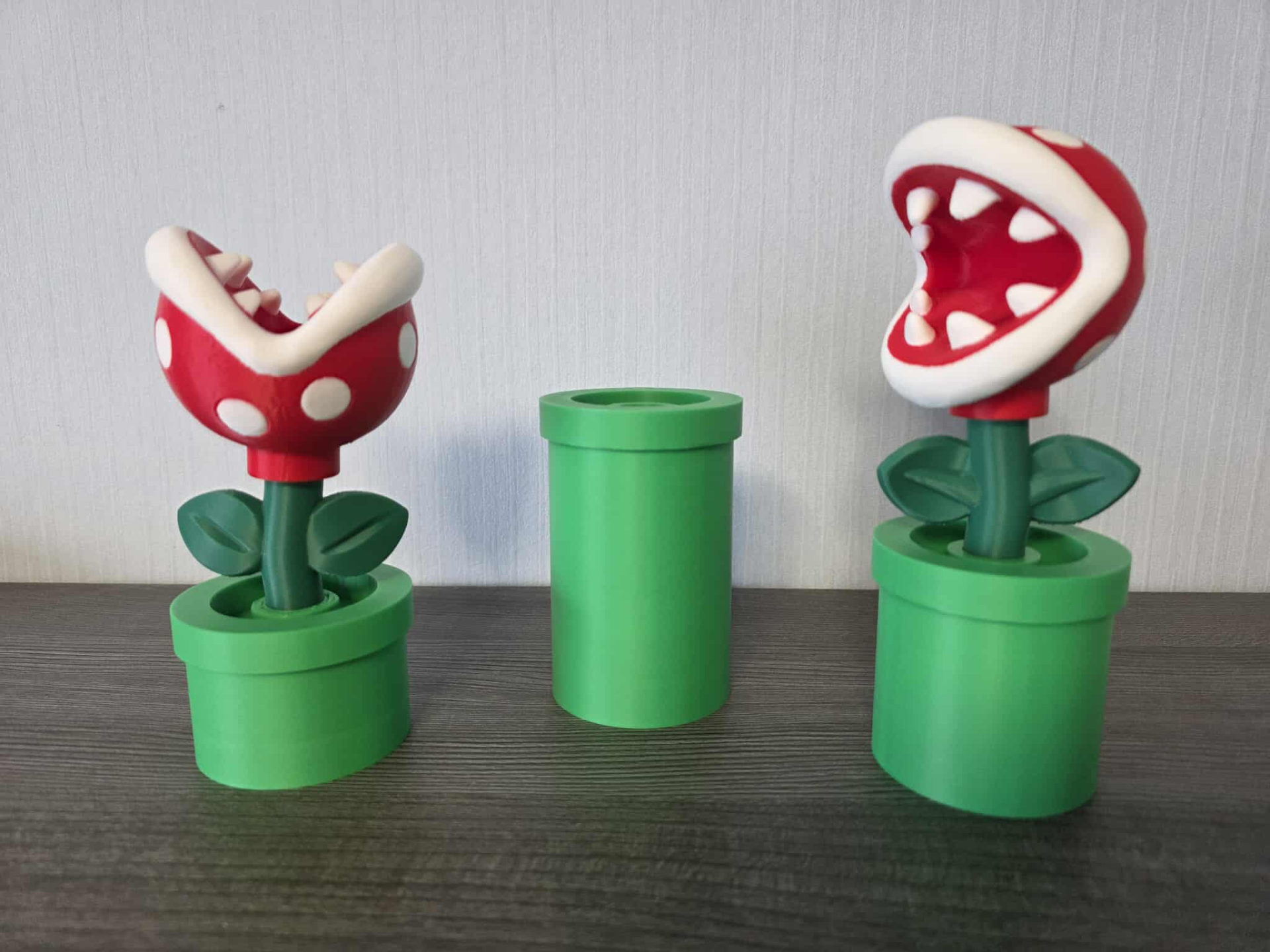 3Dプリント スーパーマリオ - パックンフラワー * 500% - 無料3Dモデル