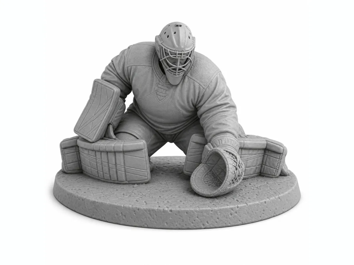 Ice Hockey Goalie - Free 3D Print Model - MakerWorld