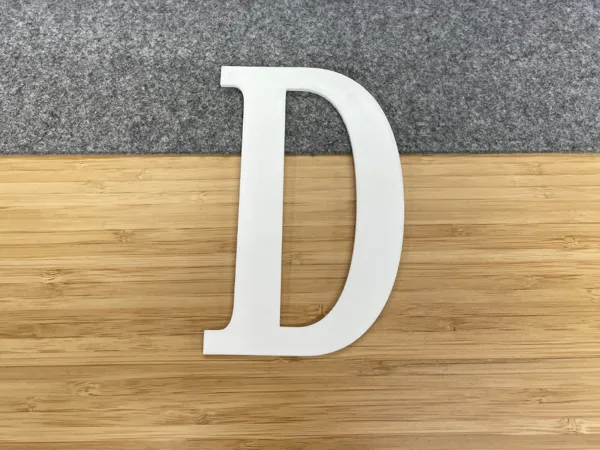 Lettre D décorative