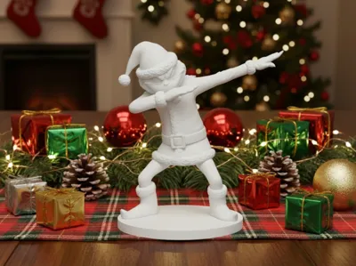 Santa Grinch Dab Pose