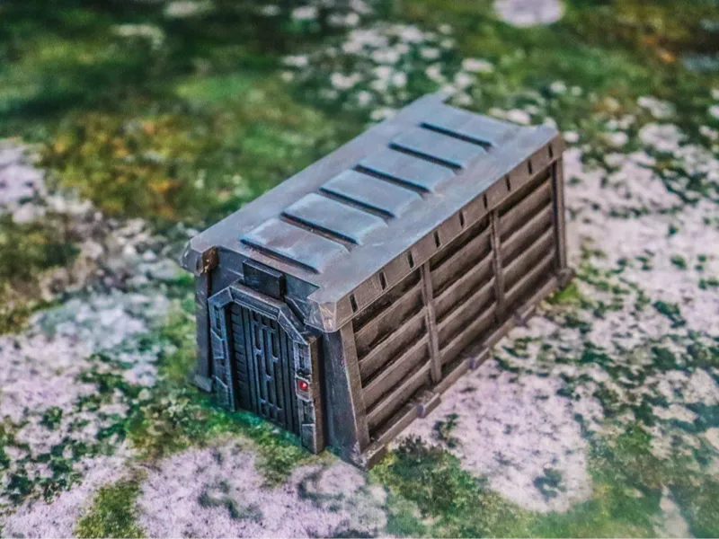 Wargaming Tabletop Terrain Bunker SciFi 40k Grim