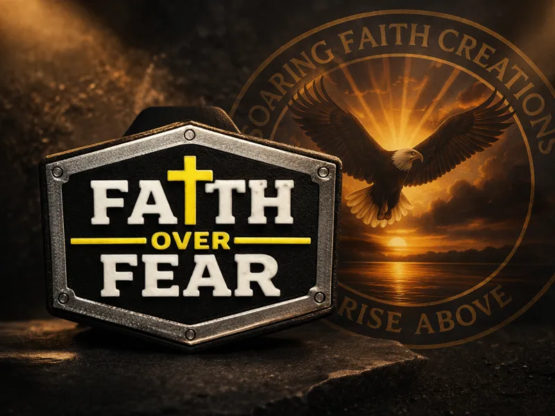 Faith Over Fear Hitch Cover