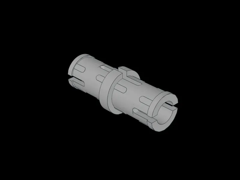 Brick Compatible Technic Pin with Friction & Slots