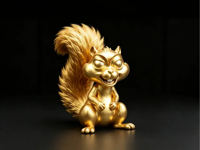 熊出没抽象松鼠蹦蹦