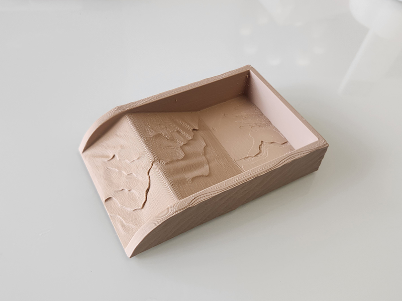 Miniatura 2 do modelo 3D 爬行动物洗澡盆 乌龟喝水晒背台