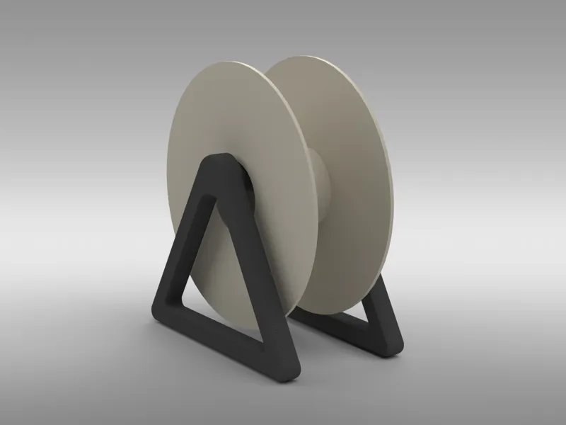 Spoolholder 2-piece twist-lock design