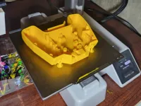 0.2mm layer, 2 walls, 15% infill Custom supports