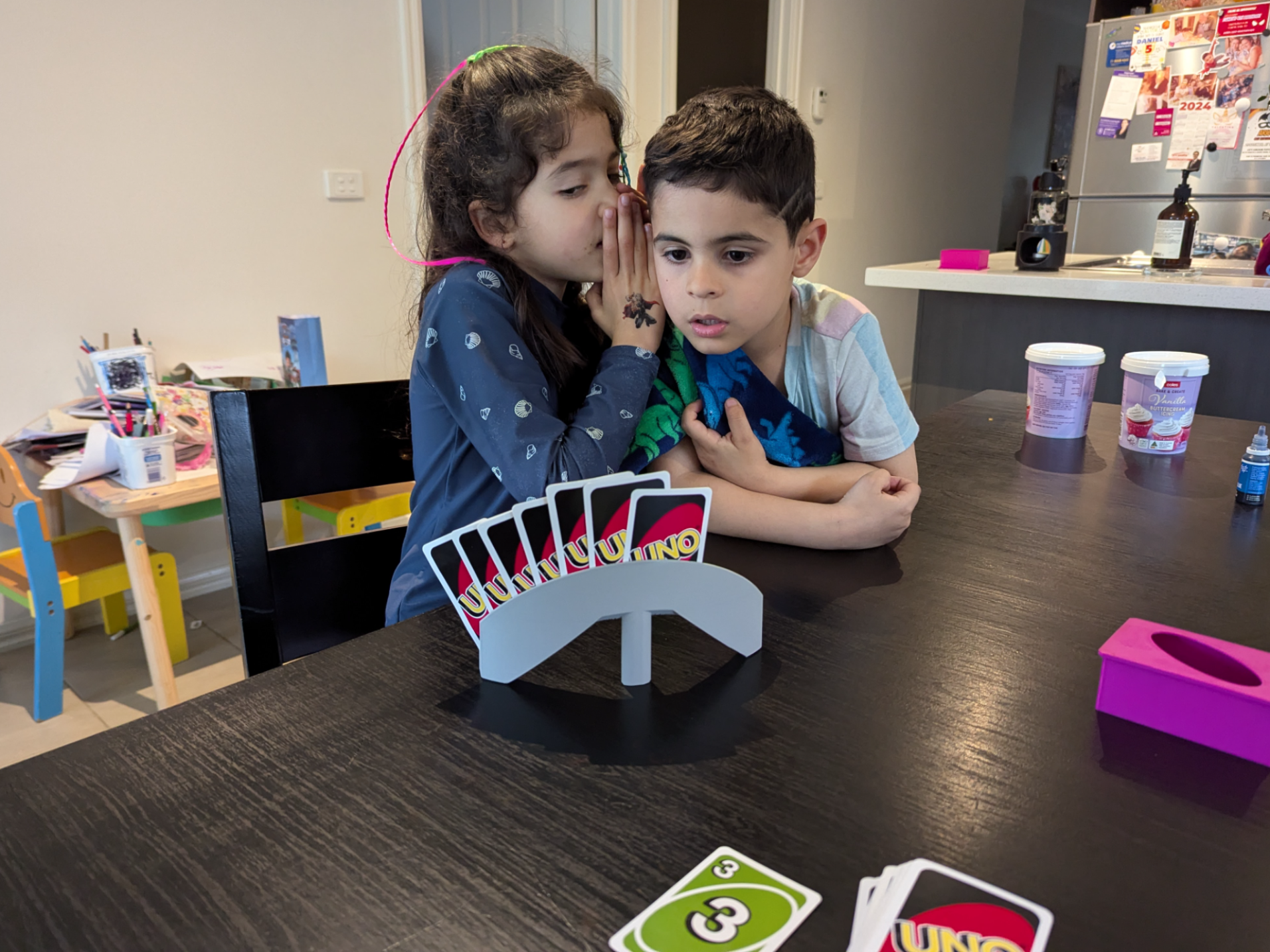 Kids' Playing Card Holder Stand for Small Hands