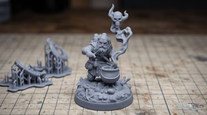 Fungal Druid: The Toxic Brew | RPG Mini