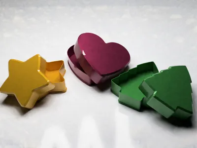 Gift boxes - fast (vase mode) with slide-in lids