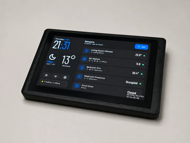CrowPanel advanced 5" ESP32-P4 enclosure