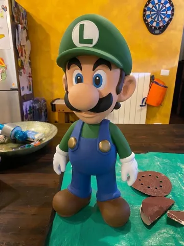 Modelo para impresión 3D: Mario Bros Altezza 50cm e 100cm — vista de referencia 4