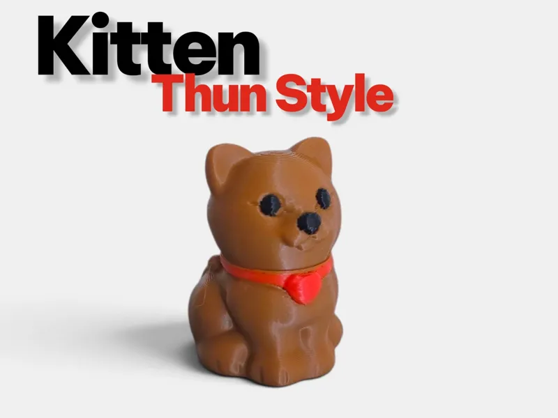 Thun-style kitten party favor