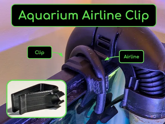 Aquarium Airline Clip (10-20 Gallon Tank)
