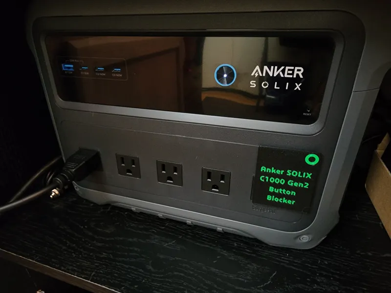 Anker Button Blocker