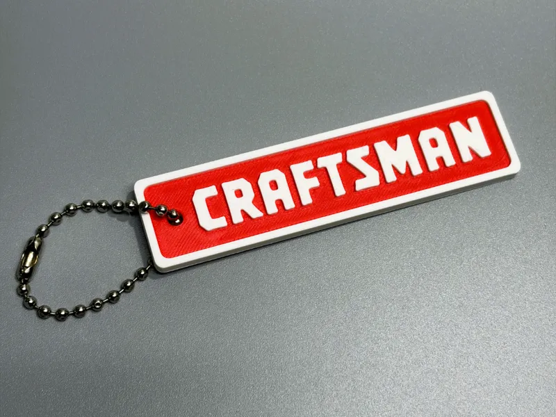 Craftsman Key Tag